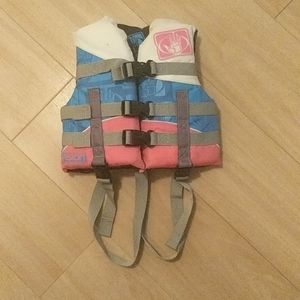 Child's body glove life vest